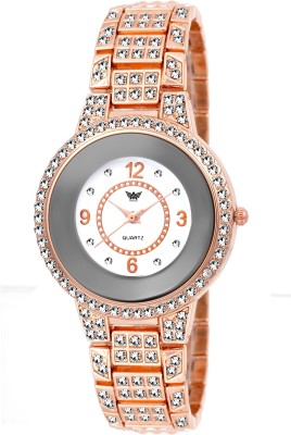 Abrexo Abx-4019 Crystal Studded Watch  - For Women   Watches  (Abrexo)
