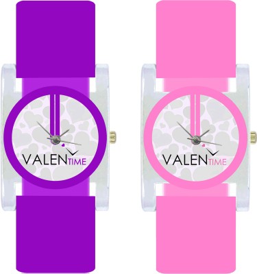 Valentime W07-7-8 New Designer Fancy Fashion Collection Girls Analog Watch  - For Women   Watches  (Valentime)