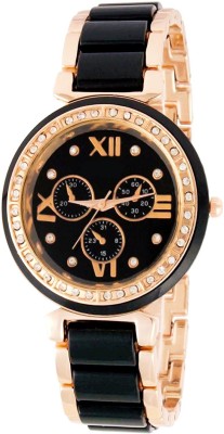 Yashmit Black Copper Diamond Look Party Wear Analog Watch for Girls / Women's-Y-A-031 Analog Watch  - For Women   Watches  (Yashmit)
