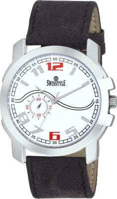 Swisstyle SS-GR901-WHT-BLK Watch  - For Men   Watches  (Swisstyle)