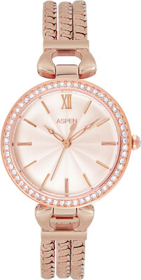 Aspen AP1994 Aspen Rose Dial Ladies Watch Vivid AP1994 Analog Watch For Women Aspen Wrist Watches