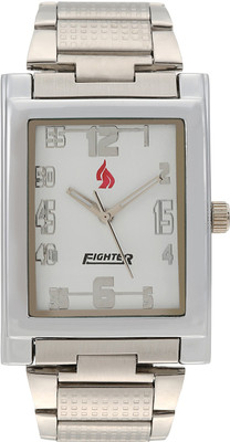 

Fighter New Latest Casual White Dial Rectanguler Metal FGTR023 Wrist FGTR Watch - For Men