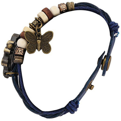 

Kissu Vintage Rakhi Combo of 4 Purple, Green, Brown And Blue Watch - For Women