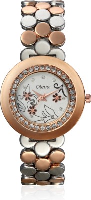 Oleva OMW-6-WHITE GOLD Watch  - For Women   Watches  (Oleva)