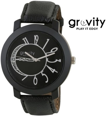 Gravity GXBLK56 Analog Watch  - For Men   Watches  (Gravity)