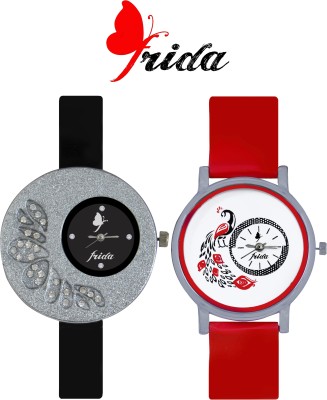 Frida New�Latest Fashion Fancy Beautiful Best Selling Qulity Multi Color looks Offer Deal Sasta Chepest Collection Designer Wrist36 Analog Watch  - For Women   Watches  (Frida)