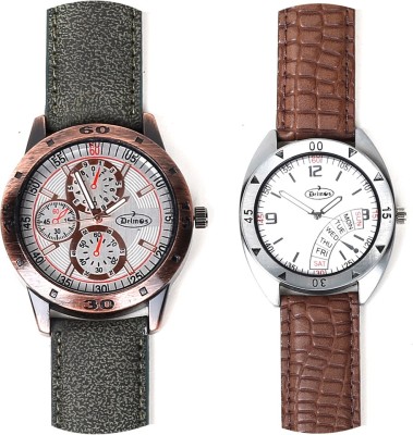 Deimos Smart Combination Grey and Brown Round Watch  - For Men   Watches  (Deimos)