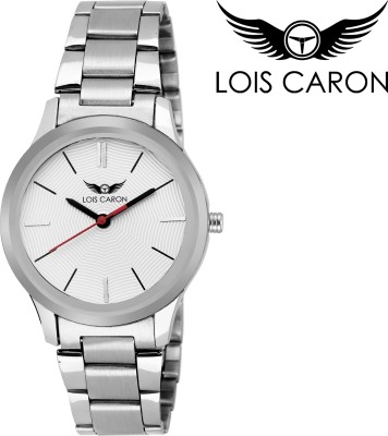 Lois Caron LCS-4580 WHITE WHITE DIAL Watch  - For Girls   Watches  (Lois Caron)