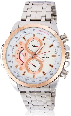 GT Gala Time Chronograph Design Steel Strap Analog Watch  - For Men   Watches  (GT Gala Time)