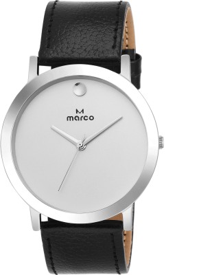 Marco SLIM n ELITE 003 SILVER-BLK Analog Watch  - For Men   Watches  (Marco)