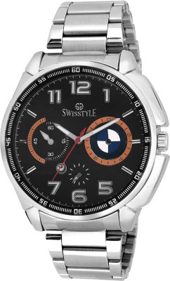 Swisstyle Date Display-SS-GR650-BLK-CH Analog Watch  - For Men   Watches  (Swisstyle)