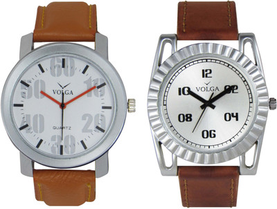 

Volga Branded Leather Quality Designer Dial Diwali Special Combo539 Designer Sport Looks WaterProof Mens Watch Watch - For Men