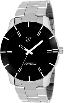 Carios CR1008 Quality Unique Hot Black Gents Elegant Dark Color Explorer Chain Edition Analog Watch  - For Men   Watches  (Carios)