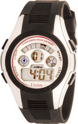 

Vizion 8521B-3BLACK Cold Light Watch - For Boys & Girls