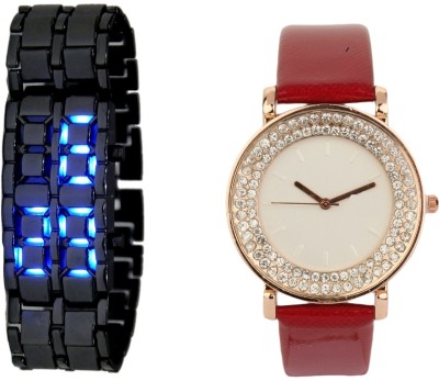 COSMIC DIAMOND LED - 7601 DIAMOND LED Analog-Digital Watch  - For Men & Women   Watches  (COSMIC)