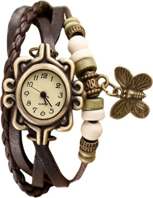 NS18 Vintage Butterfly Rakhi Watch Brown Analog Watch  - For Women   Watches  (NS18)
