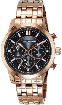 Giordano 1725-33 Blk Analog Watch  - For Men   Watches  (Giordano)