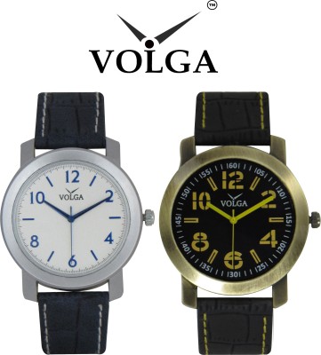 Volga Branded Fancy Look�New Latest Awesome Collection Young Boys Qulity Lather Waterproof Designer belt With Best Offers Super08 Analog Watch  - For Men   Watches  (Volga)