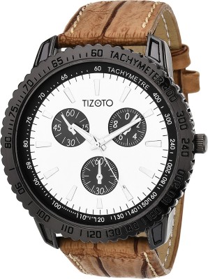 Tizoto tzom632 Tizoto White dial metal analog watch Analog Watch  - For Men   Watches  (Tizoto)