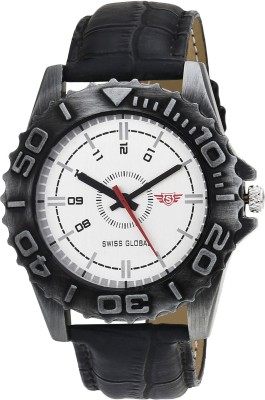 Swiss Global SG127 Plated Silver Analog Watch  - For Men   Watches  (Swiss Global)