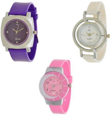 AR Sales AR 6+9+24 Combo Of 3 Analog Watch  - For Women   Watches  (AR Sales)
