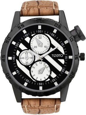 Tizoto tzom639 Tizoto Black dial metal analog watch Analog Watch  - For Men   Watches  (Tizoto)