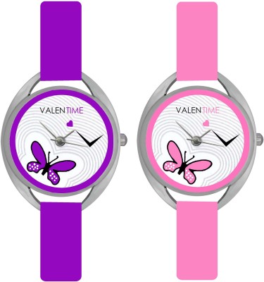 Valentime Branded New Latest Designer Deal Colorfull Stylish Girl Ladies28 41 Feb LOVE Couple Analog Watch  - For Girls   Watches  (Valentime)