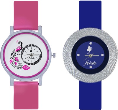 Frida Colourful Designer Latest Collection Diwali Special143 Flying Butterfly Analog Watch  - For Girls   Watches  (Frida)