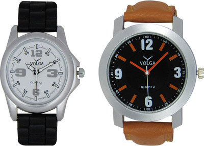 

Volga Branded Leather Quality Designer Dial Diwali Special Combo21 Designer Sport Looks WaterProof Mens Watch Watch - For Men