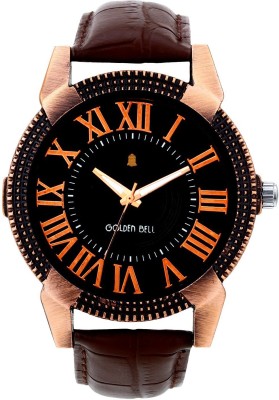 Golden Bell GB-737BlkDBrnStrap Analog Watch  - For Men   Watches  (Golden Bell)