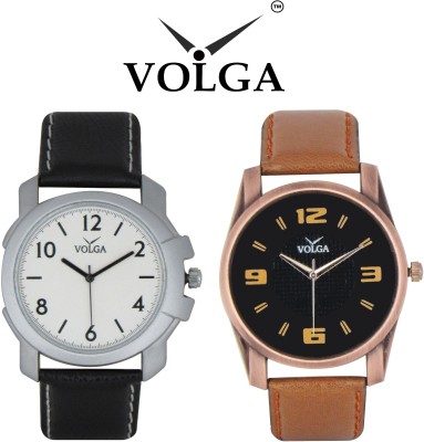 Volga Branded Fancy Look�New Latest Awesome Collection Young Boys Qulity Lather Waterproof Designer belt With Best Offers Super12 Analog Watch  - For Men   Watches  (Volga)