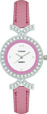 

Crude rg-267 crude steel diamond case leather strap unique design fancy watch Watch - For Women