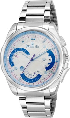 Swisstyle Date Display-SS-GR647-WHT-CH Watch  - For Boys   Watches  (Swisstyle)
