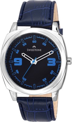Swisstone SW-GR039-BLK-BLU Analog Watch  - For Men   Watches  (Swisstone)