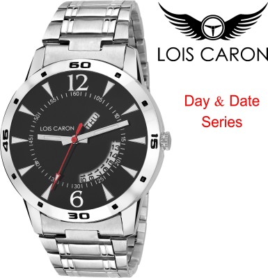 Lois Caron LCS - 4157 DAY & DATE DAY & DATE FUNCTIONING Watch  - For Boys   Watches  (Lois Caron)