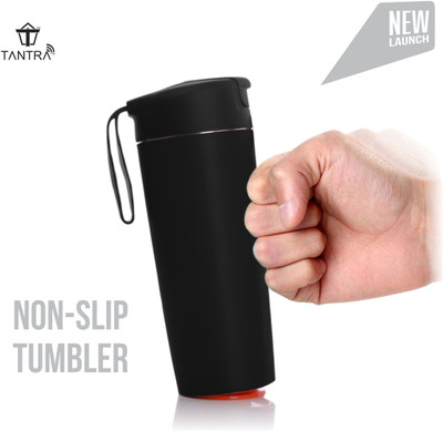 

Tantra Magic Bottle Tumbler, Suction Cup, Non-Spill Mug, Mighty Mug, Office Bottle, Gym Sports Sipper Bottle Black Color 540 ml(Black)