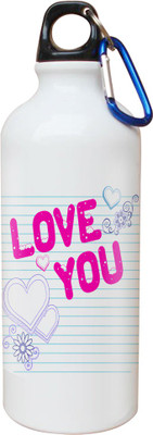 

SKY TRENDS Opaque Series 600 ml Water Bottle(Set of 1, White)