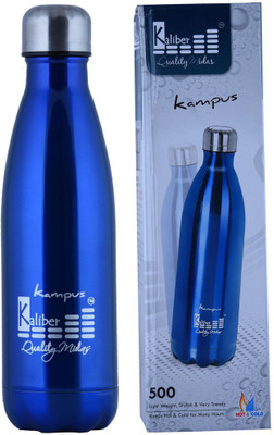 

Kaliber Kampus - 500 Thermosteel - Dark Blue - Hot & Cold 500 ml Water Bottle(Set of 1, Blue)