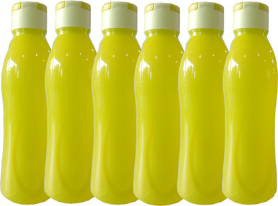 

Shreejee CLASSIC 1000 ml Water Bottles(Set of 6, YELLOW)