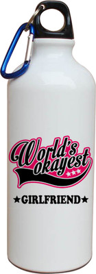 63% OFF on TIED RIBBONS Valentines Day Gift Ideas for Boyfriend 600 ml Water Bottle(Set of 1, White)