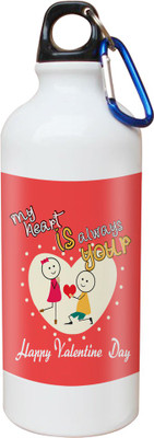 

SKY TRENDS Opaque Series 600 ml Water Bottle(Set of 1, White)