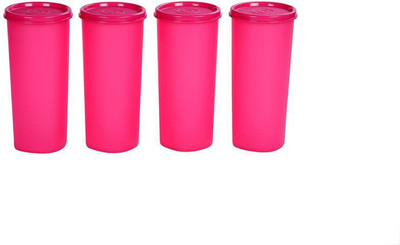 

Signoraware Jumbo Tumbler 500 ml Water Bottles(Set of 4, Pink)