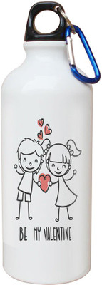 

SKY TRENDS Opaque Series 600 ml Water Bottle(Set of 1, White)