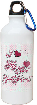 

SKY TRENDS Opaque Series 600 ml Water Bottle(Set of 1, White)