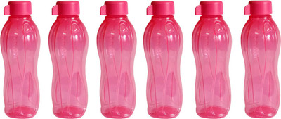 

Tupperware Aquasafe 500 ml Water Bottles(Set of 6, Pink)