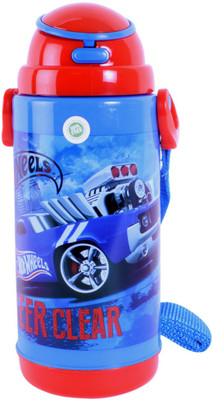 

Hot Wheels Opaque Series 480 ml Water Bottle(Set of 1, Blue)