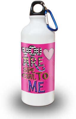 

Sky Trends Gift White Sipper 600 ml Water Bottle(Set of 1, White)