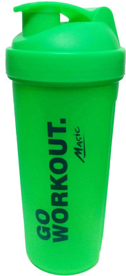 NAUGHTY BEAR GYM SHAKER 600 ml Water Bottle(Set of 1, Green) available at flipkart for Rs.225