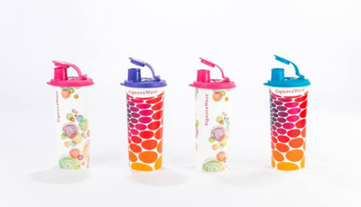 

Signoraware Stylish Sipper 500 ml Water Bottles(Set of 4, Multicolor)