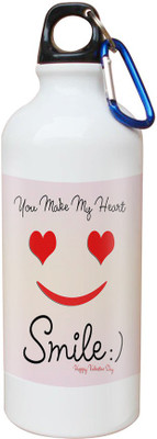 

SKY TRENDS Opaque Series 600 ml Water Bottle(Set of 1, White)